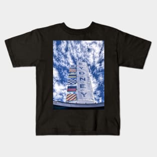 Sydney and Nautical Flags Kids T-Shirt